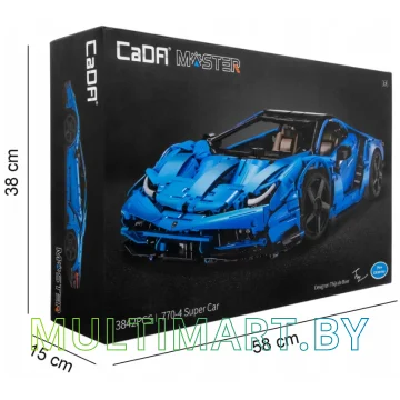 Конструктор CaDa C61041W Lamborghini картинка 6